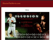 Tablet Screenshot of illusionthemovie.com